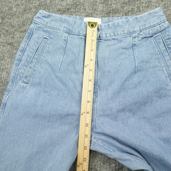 Sezane Light Blue Flare & Wide Leg Jeans - Picture 9 of 10